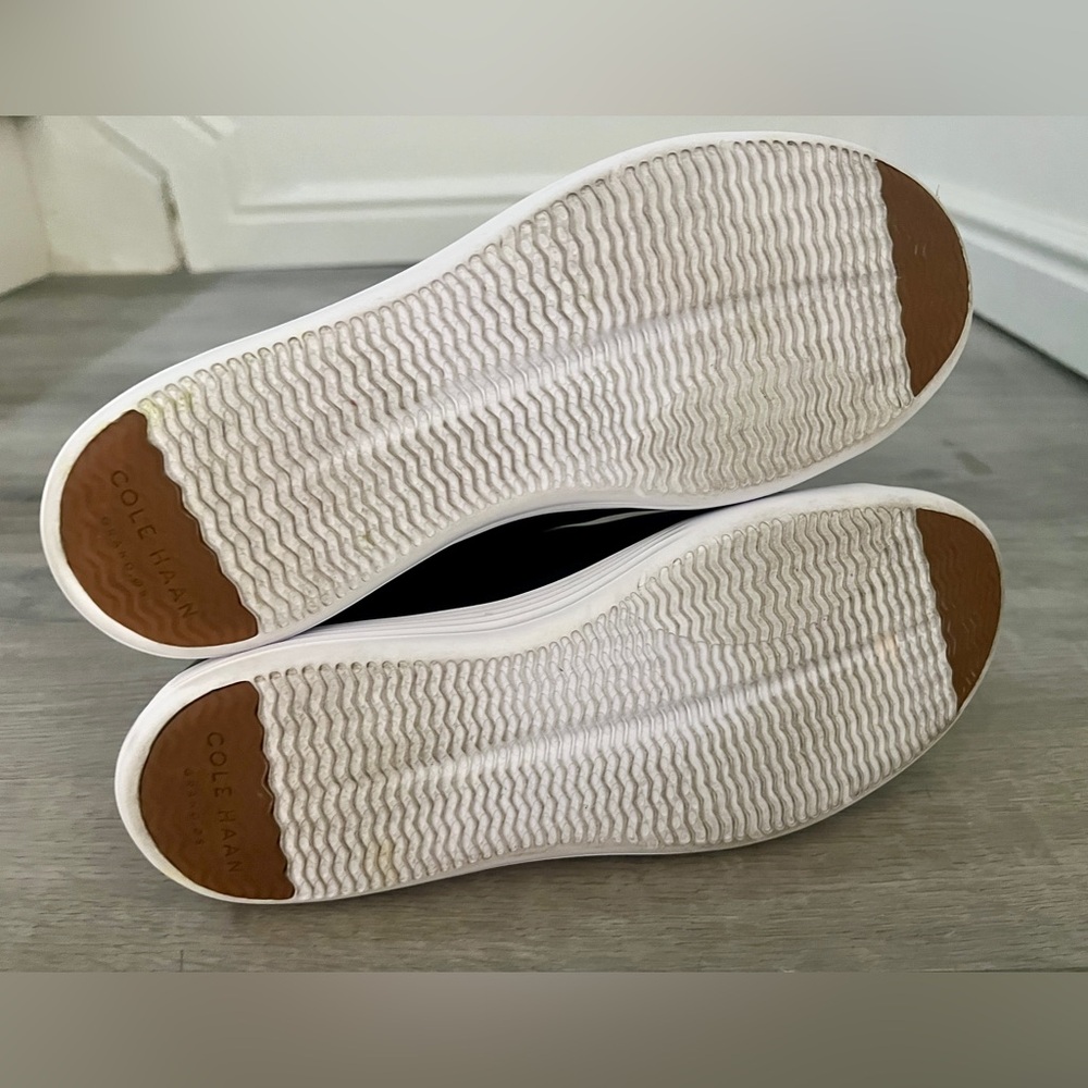 White Cole Haan Grand Crosscourt Sneakers Shoes, Women 8, Leather, Sezane Jack - Picture 6 of 9